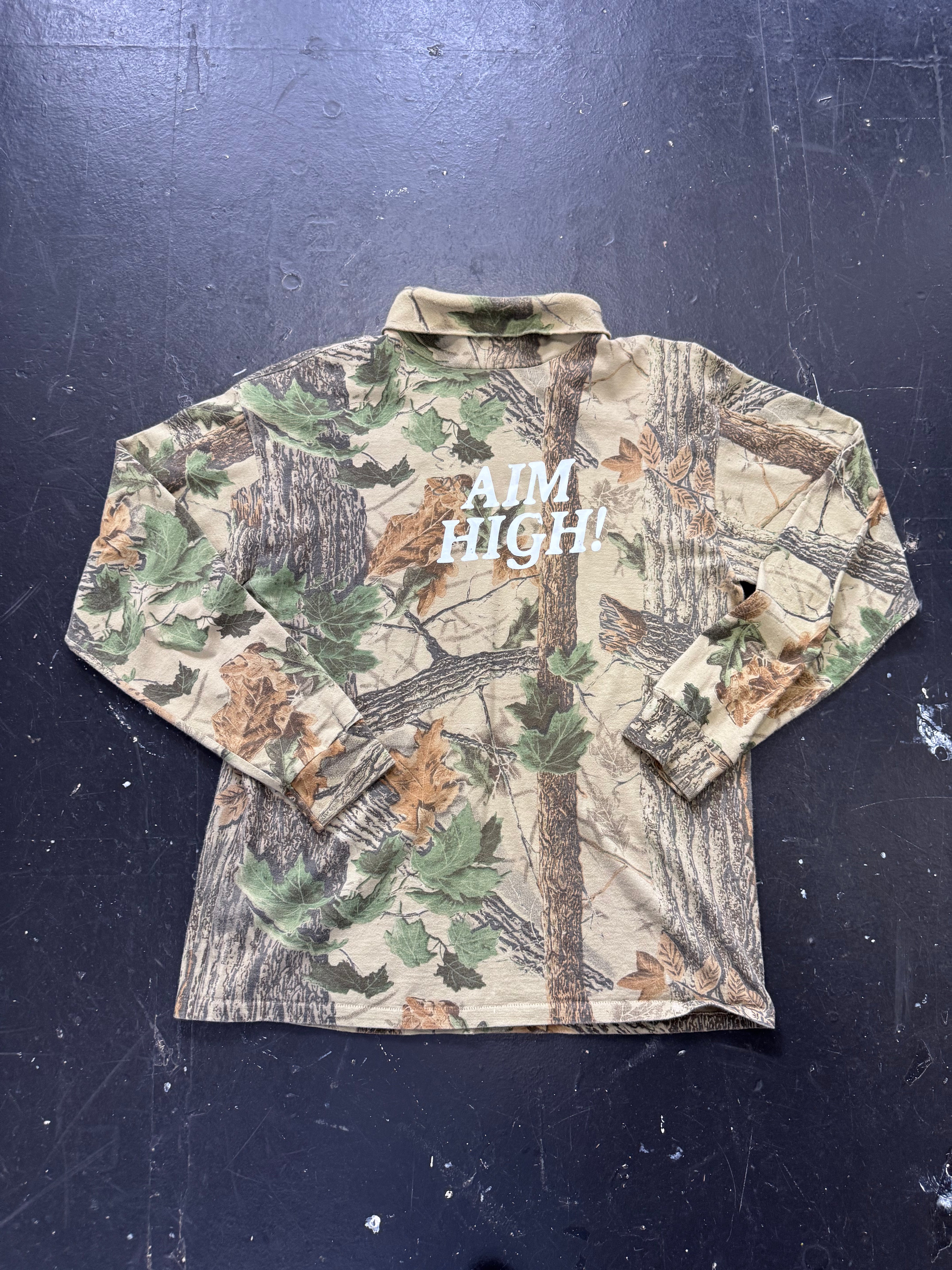 Madelow Vintage Camo Crewneck “Aim High” Size XL