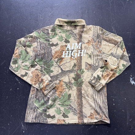 Madelow Vintage Camo Crewneck “Aim High” Size XL