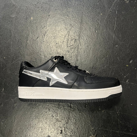 Bapesta Black Chrome Sneaker Size 10 New No Box