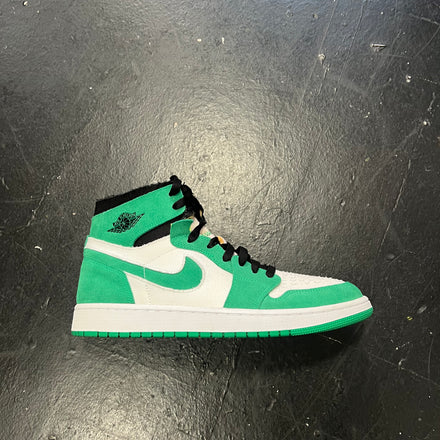 Jordan 1 Zoom High Green White Lightly Used Size 12